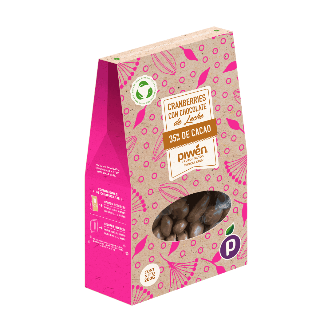 Cranberries Chocolate de Leche – Piwén
