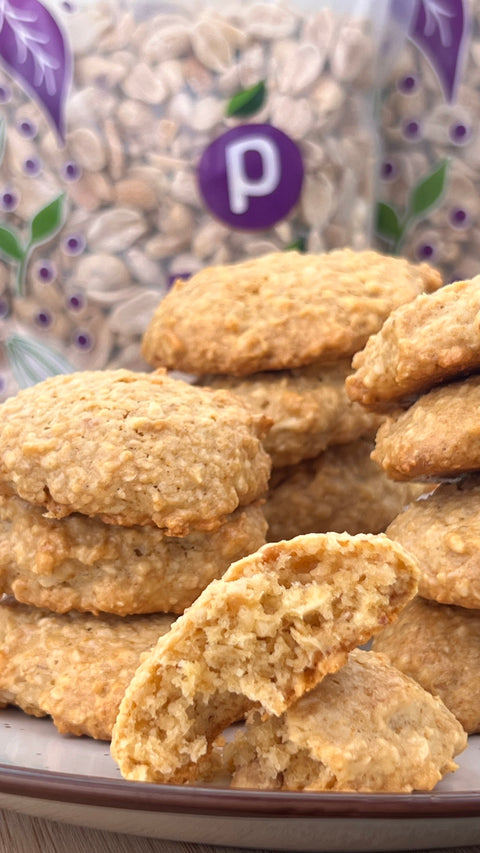 Galletas de maní y avena: receta fácil | Piwén