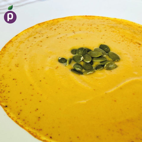 Crema de cajú y zapallo
