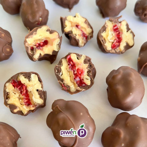 Delicioso snack de nueces con manjar y chocolate: Receta fácil y saludable